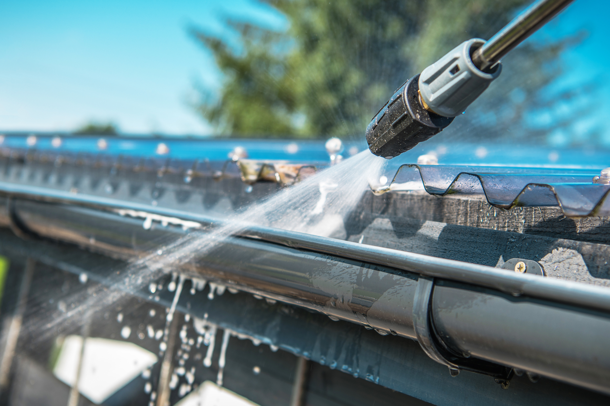 Cleaning Gutters and Roof